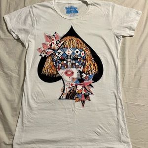 Threadless Poker Face Lady Gaga t-shirt